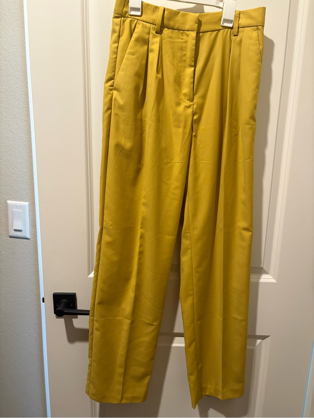 women’s Tailored Mustard Yellow Dress Pants